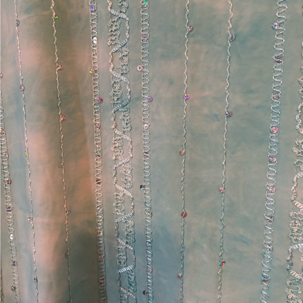 Coral Bay Light Aqua Embellished Tunic - Picture 5 of 5